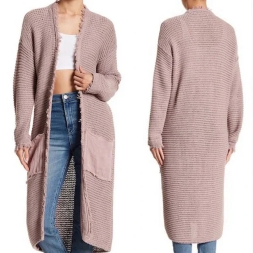Free People Woodstock Longline Cardigan